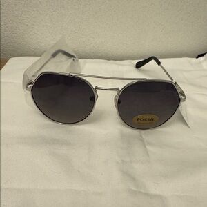 Fossil metal round/ oval  Sunglasses New.